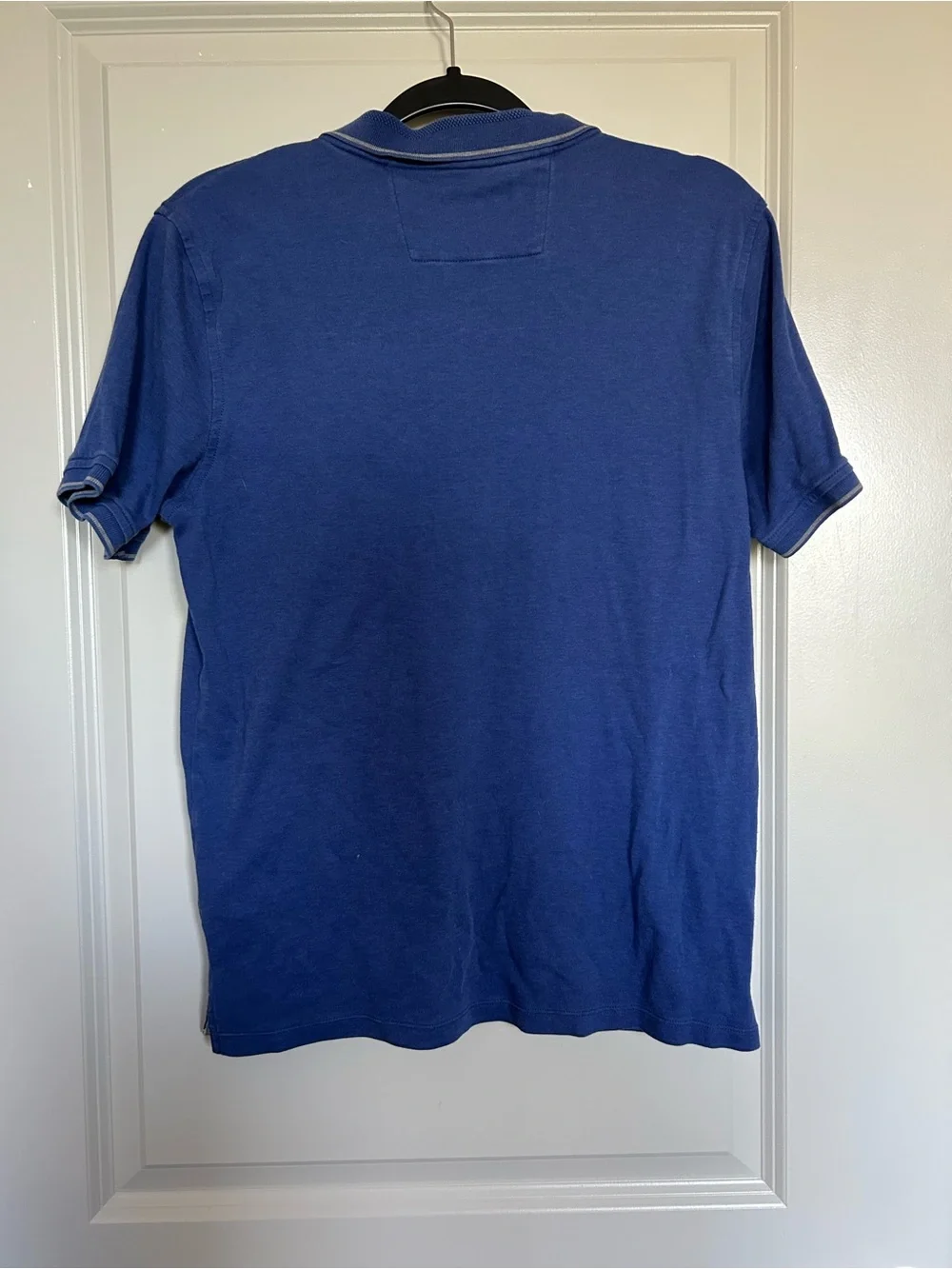 Banana Republic Luxury Touch Performance Men's Royal Blue Polo Shirt